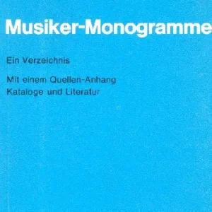 Musiker-Monogramme ein Verzeichnis Kracherpreis