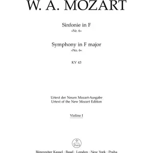 Sinfonie F-Dur KV43 Nr.6 Knallerangebot