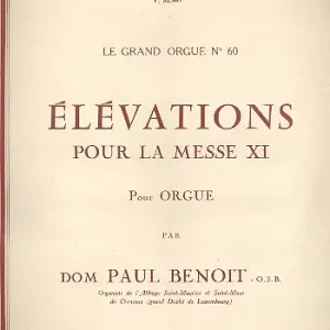 Elévations pour la messe XI Aktuell