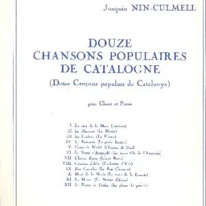 Angebot 12 chansons populaires de Catalogne vol.1