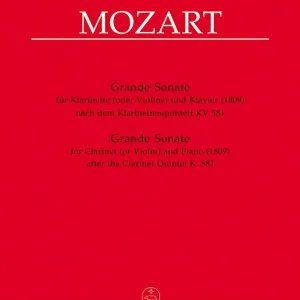 Grande Sonate nach dem Klarinettenquintett KV581 Schnäppchen