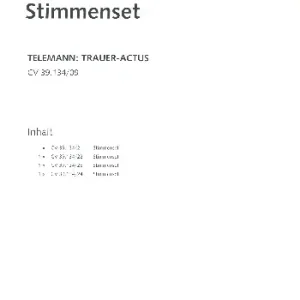 Ach wie nichtig ach wie flüchtig TWV1:38 Letzte Chance