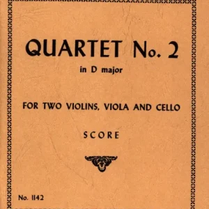 Bestseller String Quartet no.2 D major