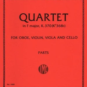 Oboe Quartet F Major KV.370 Aktuell