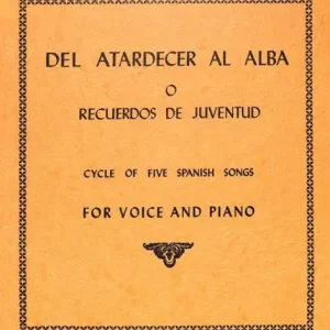 Wochenendangebot Del Atardecer al Alba - cycle of 5 spanish songs