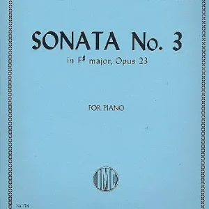 Sonderaktion Sonata in F Sharp Major no.3 op.23