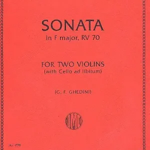 Ausverkauf Sonate F-Dur RV70