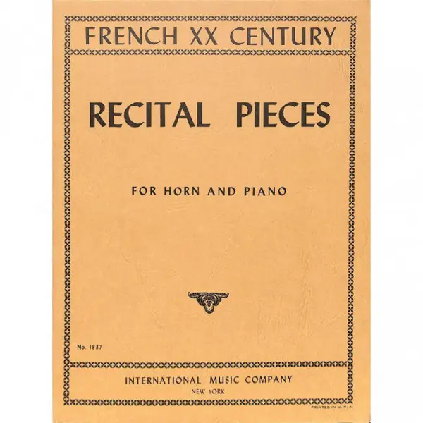 French 20th Century Recital Piece Schnäppchen