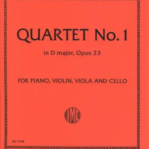 Solange Der Vorrat Reicht Quartet no.1 D major op.23