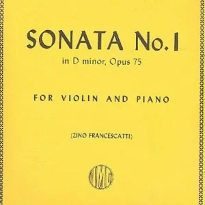 Heißes Angebot Sonata no.1 d minor op.75