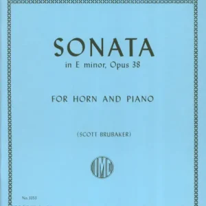 Top-Preis Sonata e minor op.38
