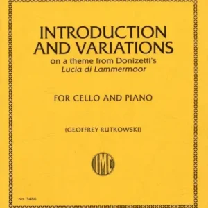 Piatti, Introduction & Variations on a theme from Donizetti's 'Lucia Jetzt Bestellen