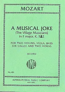 Neu Im Sortiment A musical Joke in F Major KV522