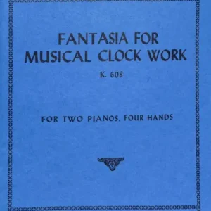 Busoni, Fantasia for musical clock work KV608 Heißes Angebot