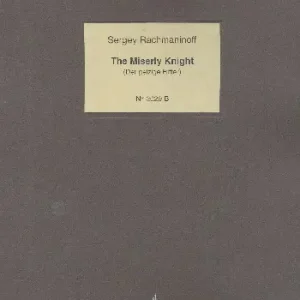 The Miserly Knight Neue Kollektion