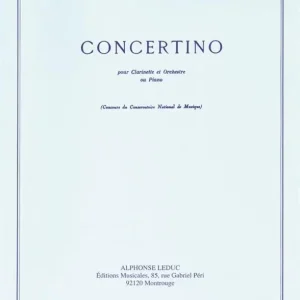 Concertino op.15 pour clarinette et orchestre Knallerangebot