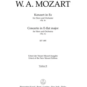 Konzert Es-Dur Nr.4 KV495 für Horn Sofort Bestellen