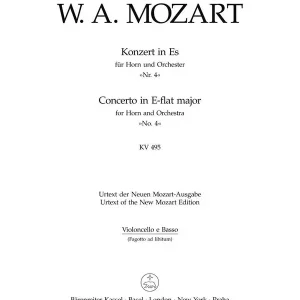 Kostenfreie Lieferung Konzert Es-Dur Nr.4 KV495 für Horn