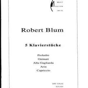 5 Klavierstücke Heißes Angebot