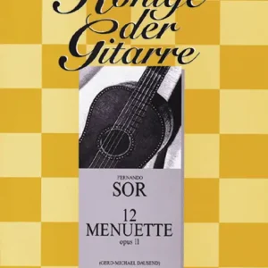 12 Menuette op.11 für Gitarre Nur Für Kurze Zeit