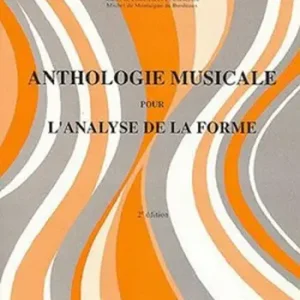 Anthologie musicale pour l'analyse de la forme analyse Gratis Versand