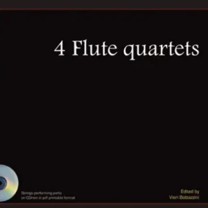 Solange Der Vorrat Reicht 4 quartets (+CD-Rom) for flute and