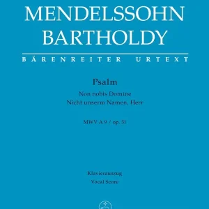 Non nobis Domine op.31 MWVA9 op.31 Preisknaller
