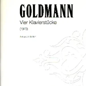 4 Klavierstücke Sofort Bestellen
