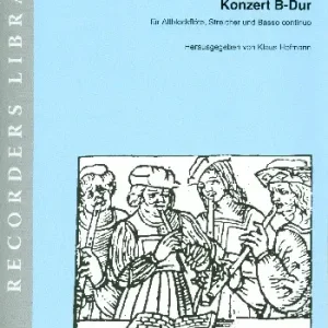 Sale Konzert B-Dur für Altblockflöte, Streicher und Bc