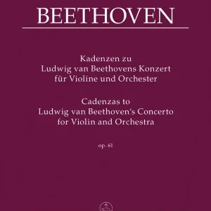 Kadenzen zum Konzert D-Dur op.61 für Violine und Orchester Preiswert