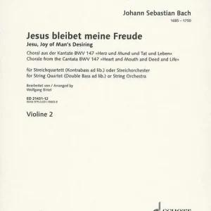 Preiswert Jesus bleibet meine Freude BWV147