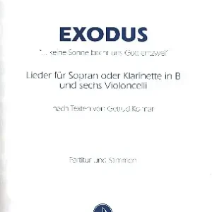 Exodus für Sopran (Klarinette oder Direktkauf
