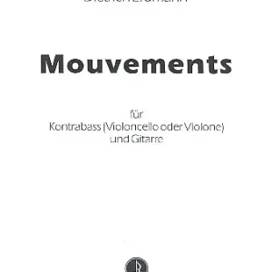 Mouvements für Kontrabass Saisonangebot