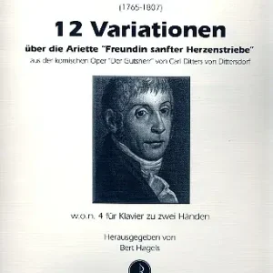 Finale Aktion 12 Variationen über die Ariette Freundin sanfter