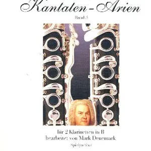 Kantaten-Arien Band 3 für 2 Klarinetten Top-Preis