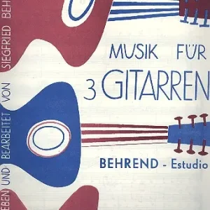 Estudio für 3 Gitarren Versand Am Gleichen Tag