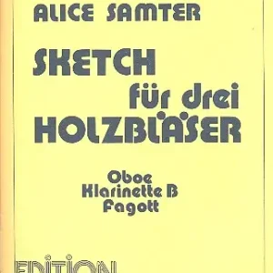 Preiswert Sketch für drei Holzbläser für Oboe,