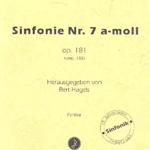 Sinfonie a-Moll Nr.7 op.181 für Orchester Top-Angebot