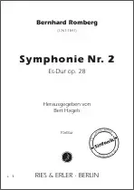 Kostenloser Versand Sinfonie Es-dur Nr.2 op.28 für Orchester