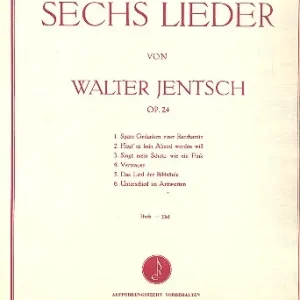 6 Lieder op.24 Wochenendangebot