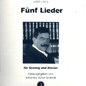 5 Lieder für Gesang und Klavier Beliebt