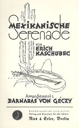 Beliebt Mexikanische Serenade für Salonorchester