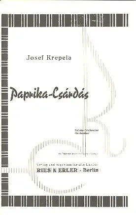 Zertifiziert Paprika-Csárdás für Salonorchester