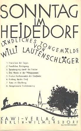 Sonntag im Heidedorf für Salonorchester Gratis Versand