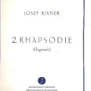 Rhapsodie Nr.2 für Salonorchester Kostenloser Rückversand