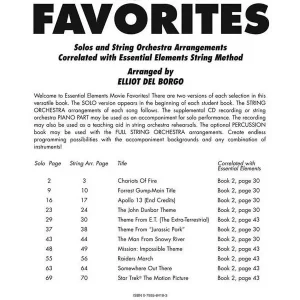 Direkt Vom Hersteller Movie Favorites (+CD) for strings