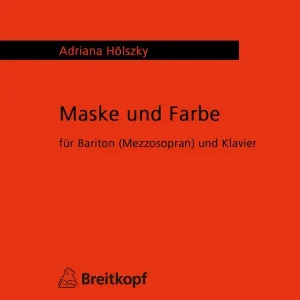 EB9131 Maske und Farbe für Bariton (Mezzosopran) und Klavier Wochenendangebot