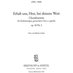 Angebot Raphael, Günter Erhalt uns, Herr, bei op. 30/2