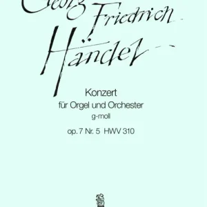 Bestseller Konzert g-Moll op.7,5 HWV310