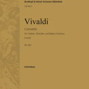 Concerto e-Moll RV275 Zertifiziert